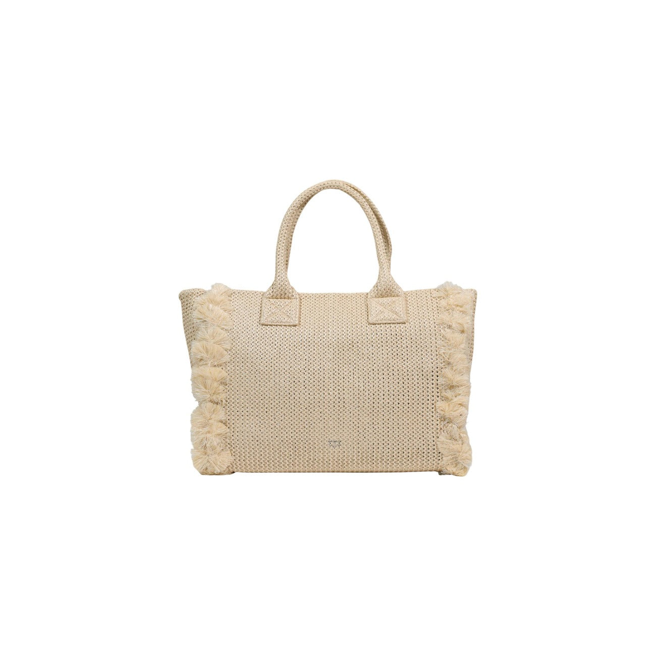 2467678 Pinko Beach Shopper Rafia Borsa Oro Donna