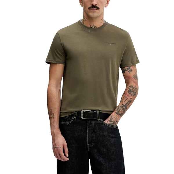 T-shirt Verde Oliva Cotone Organico Uomo
