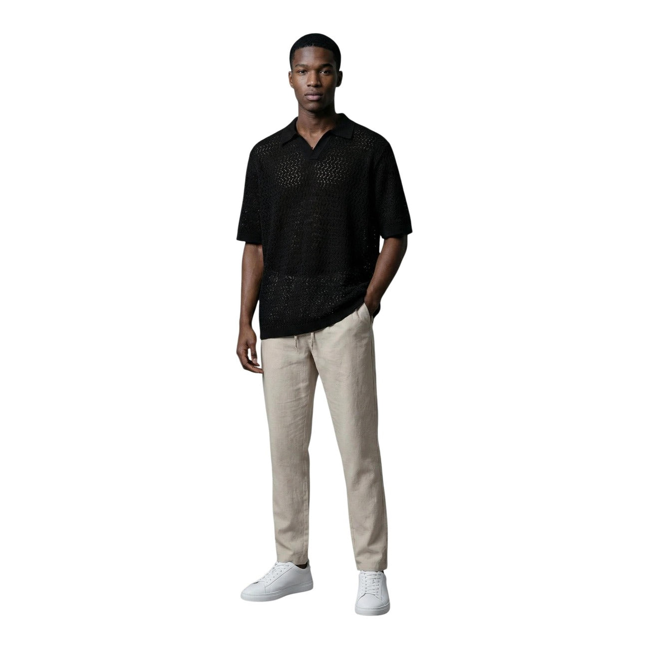 2458547 Only & Sons Polo Nera Uomo