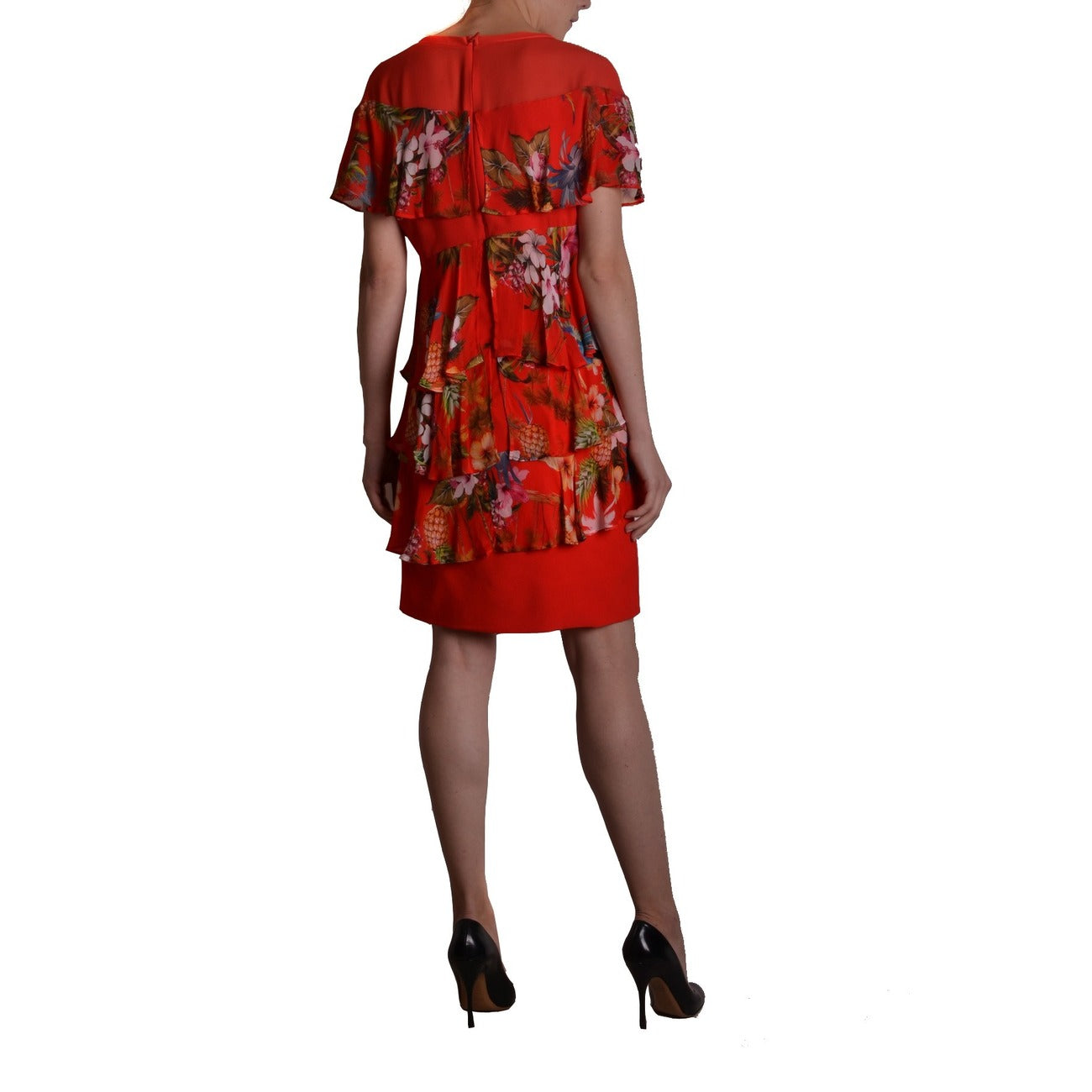 486889 Pinko Abito Rosso Stampa Donna