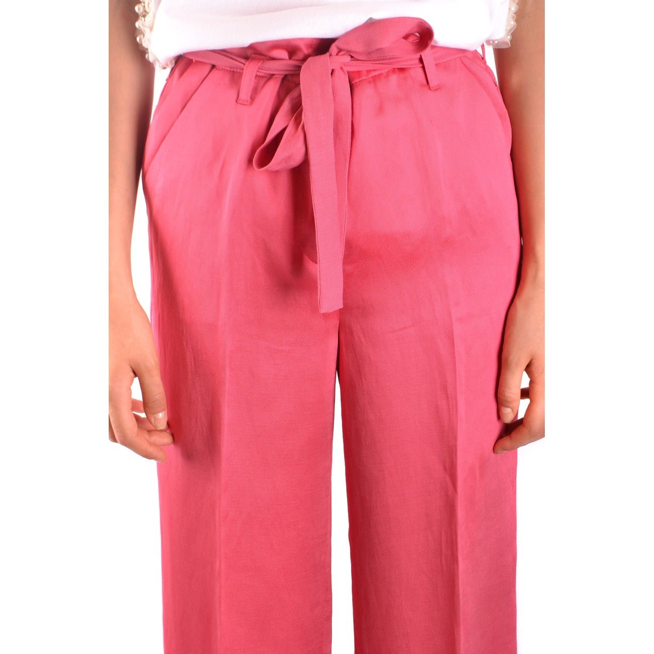 487464 Twinset Simona Barbieri Pantaloni Fuxia Donna
