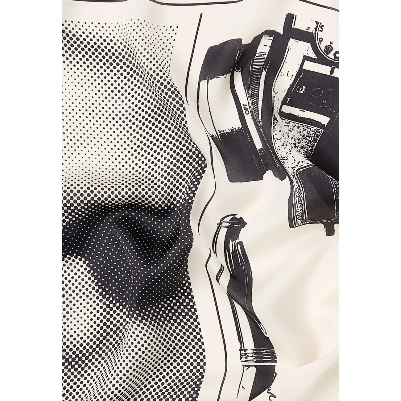 2465984 Karl Lagerfeld Jeans Bandana Beige Stampa Donna