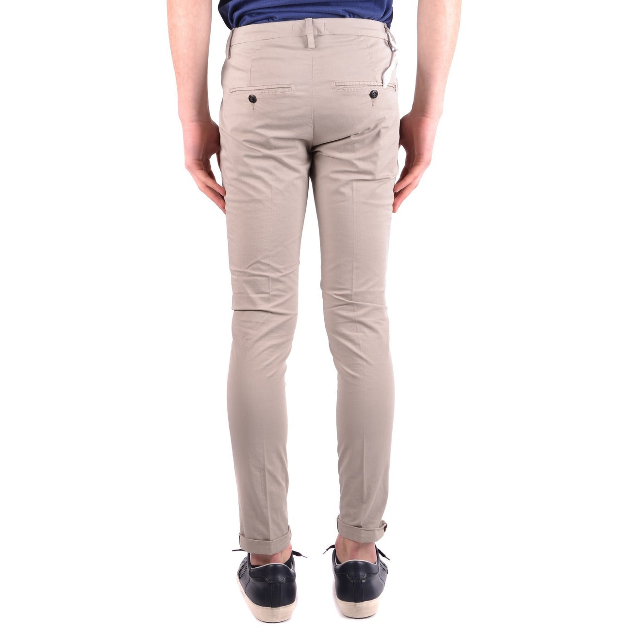 2429588 Dondup Pantaloni Beige Cotone Elastan Uomo