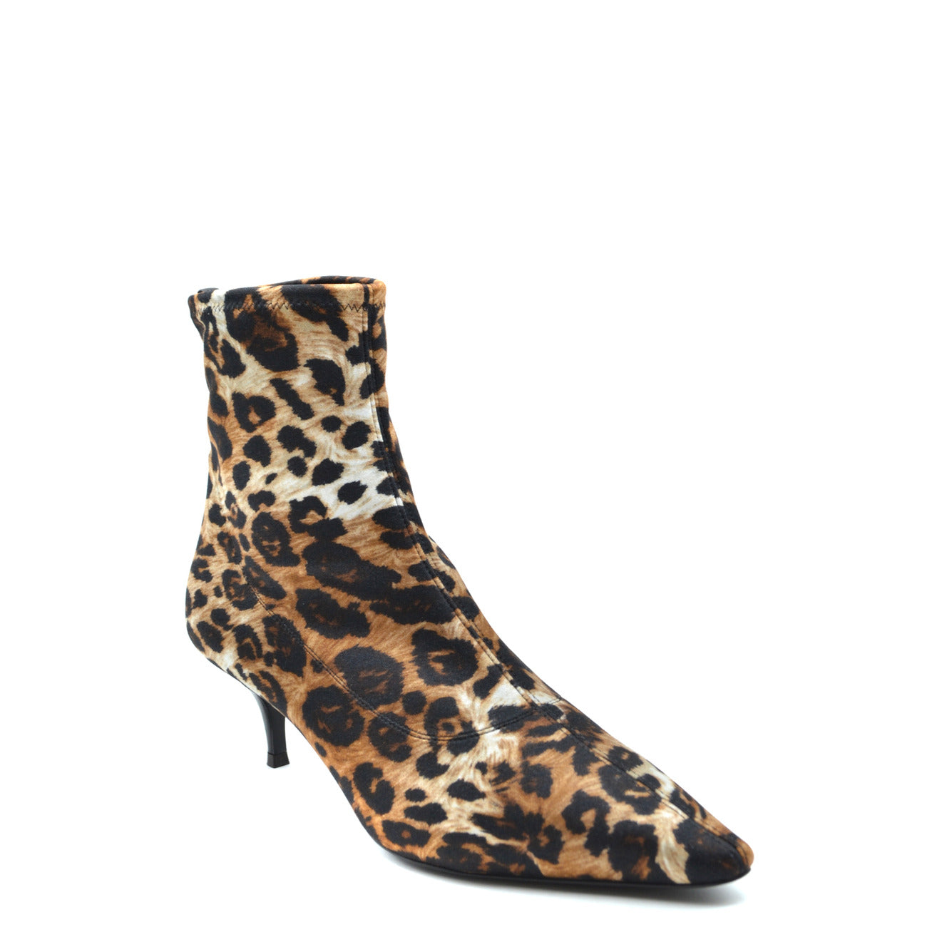 2437788 Giuseppe Zanotti Stivaletti Beige Leopardati Tacco a Spillo Donna