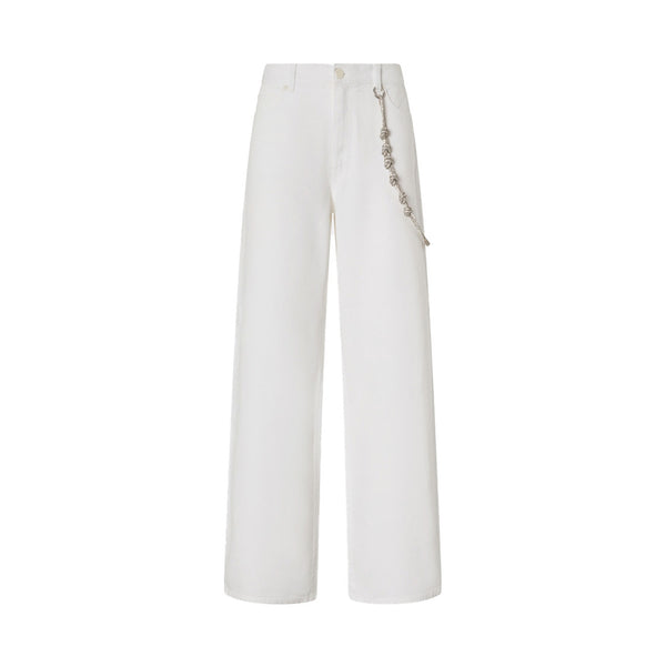 Pantaloni Bianco Donna