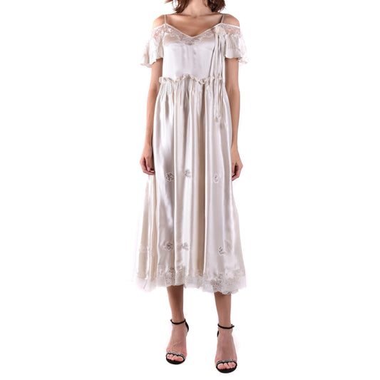 511979 Twinset Abito Bianco Donna Primavera/Estate