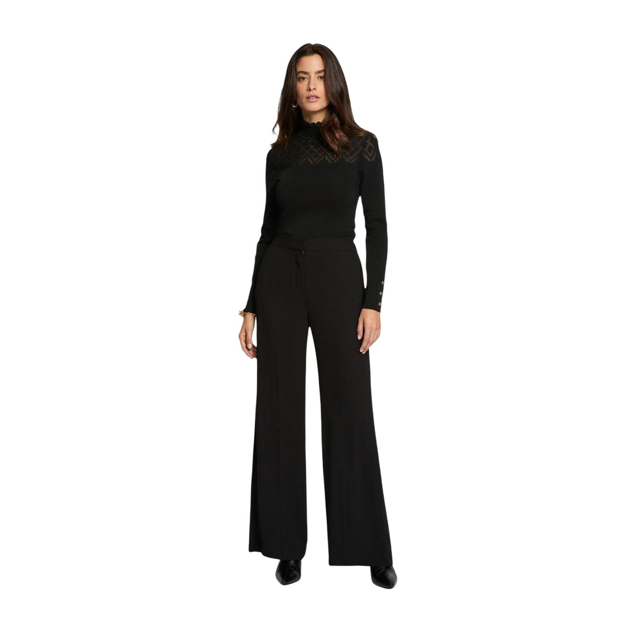 516567 Morgan De Toi Pantaloni Neri Donna Primavera/Estate