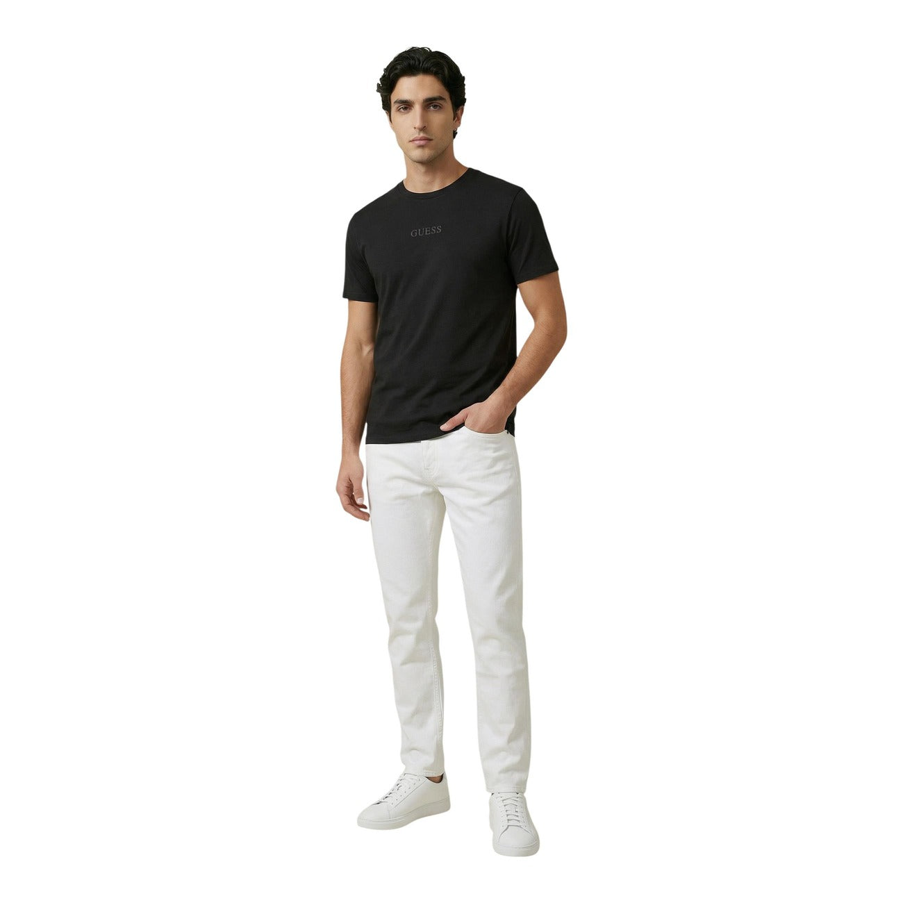 2452614 Guess T-Shirt Nero Uomo