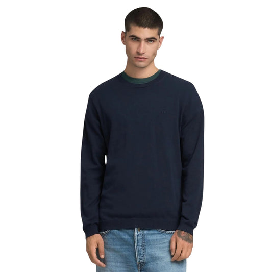 2460750 Replay Maglia Blu Cotone Uomo