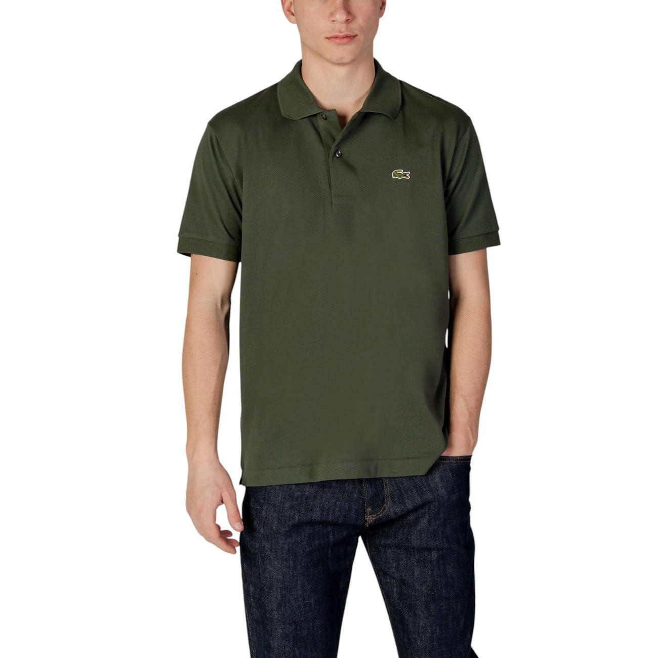 2412701 Lacoste Polo Verde Uomo
