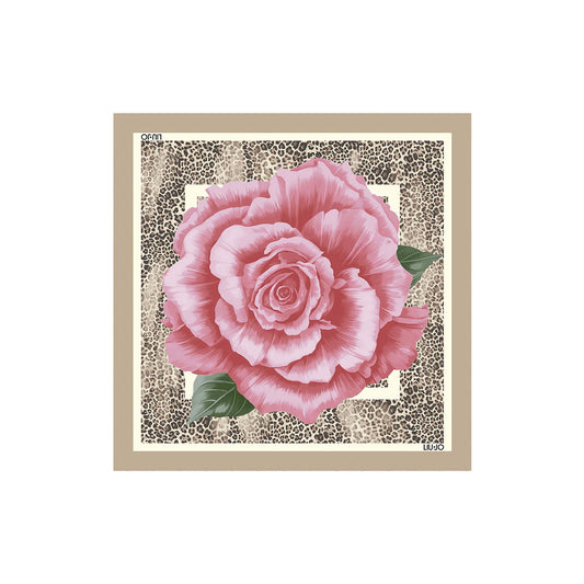 2450613 Liu Jo Sciarpa Rosa Stampa Donna