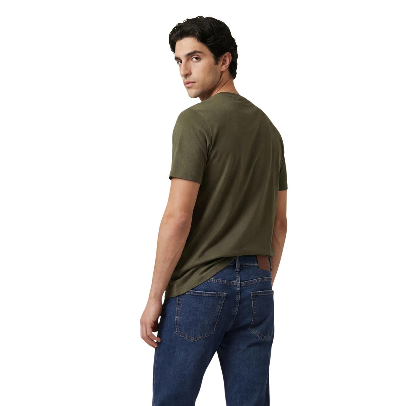 2454998 Calvin Klein Jeans T-Shirt Verde Uomo