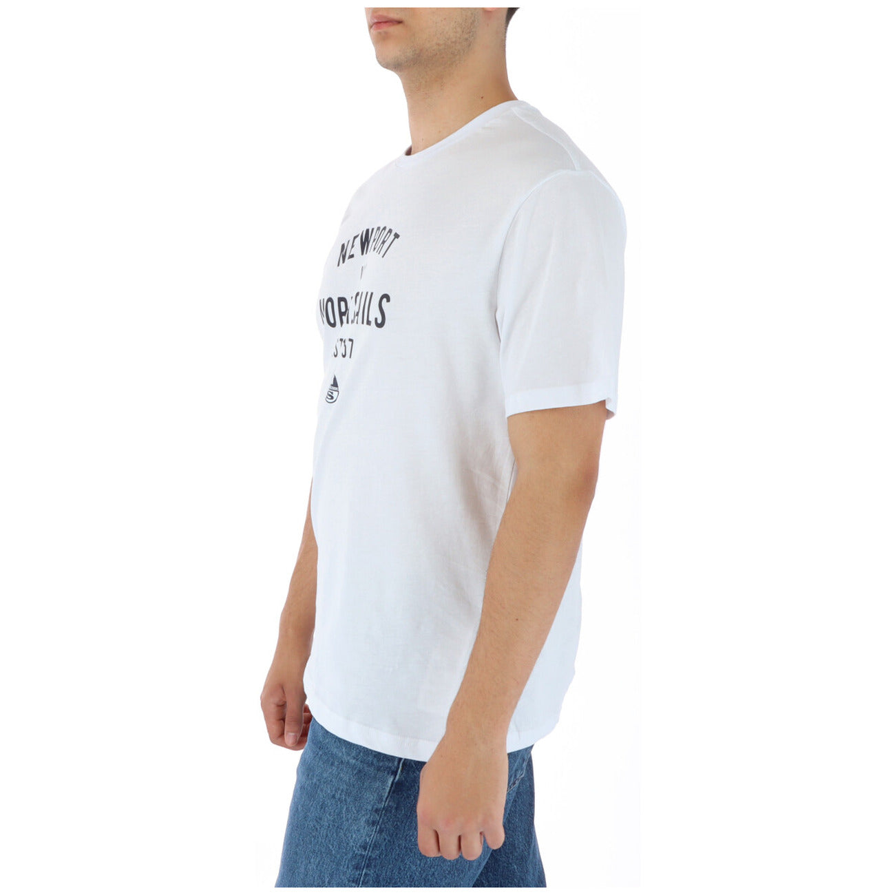 423902 North Sails T-Shirt Bianco Monocromo Uomo