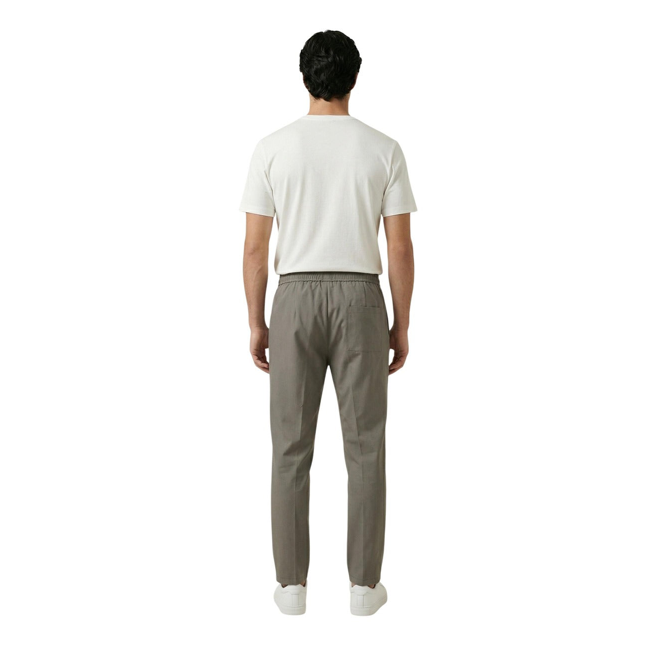 2455576 Gianni Lupo Pantaloni Verde Poliestere Uomo