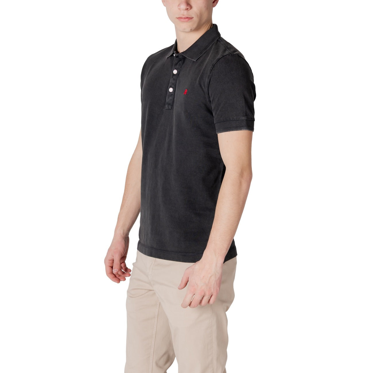 2413971 Replay Polo Nero Uomo