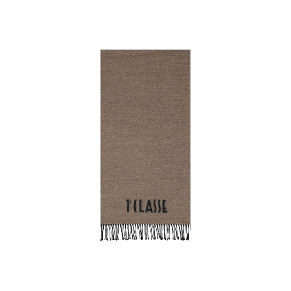 Alviero Martini 1A Classe Sciarpa Jacquard Lettering Fango