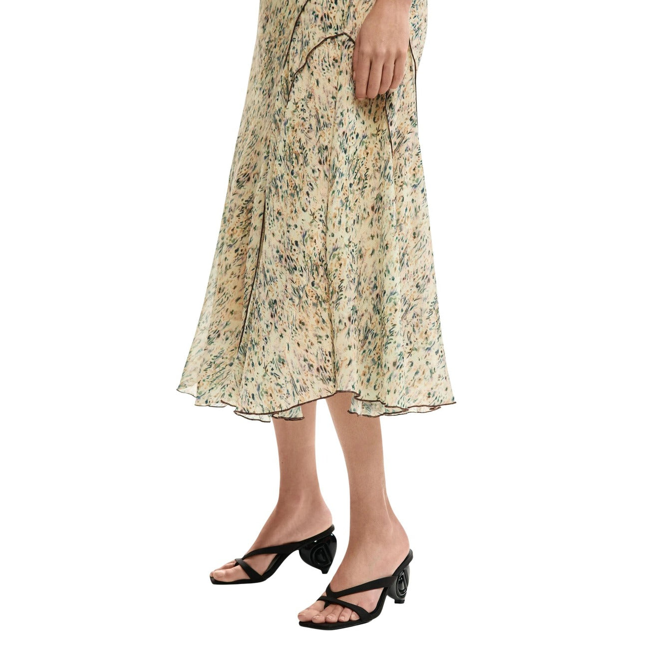 514684 Desigual Gonna Beige Colorata Donna