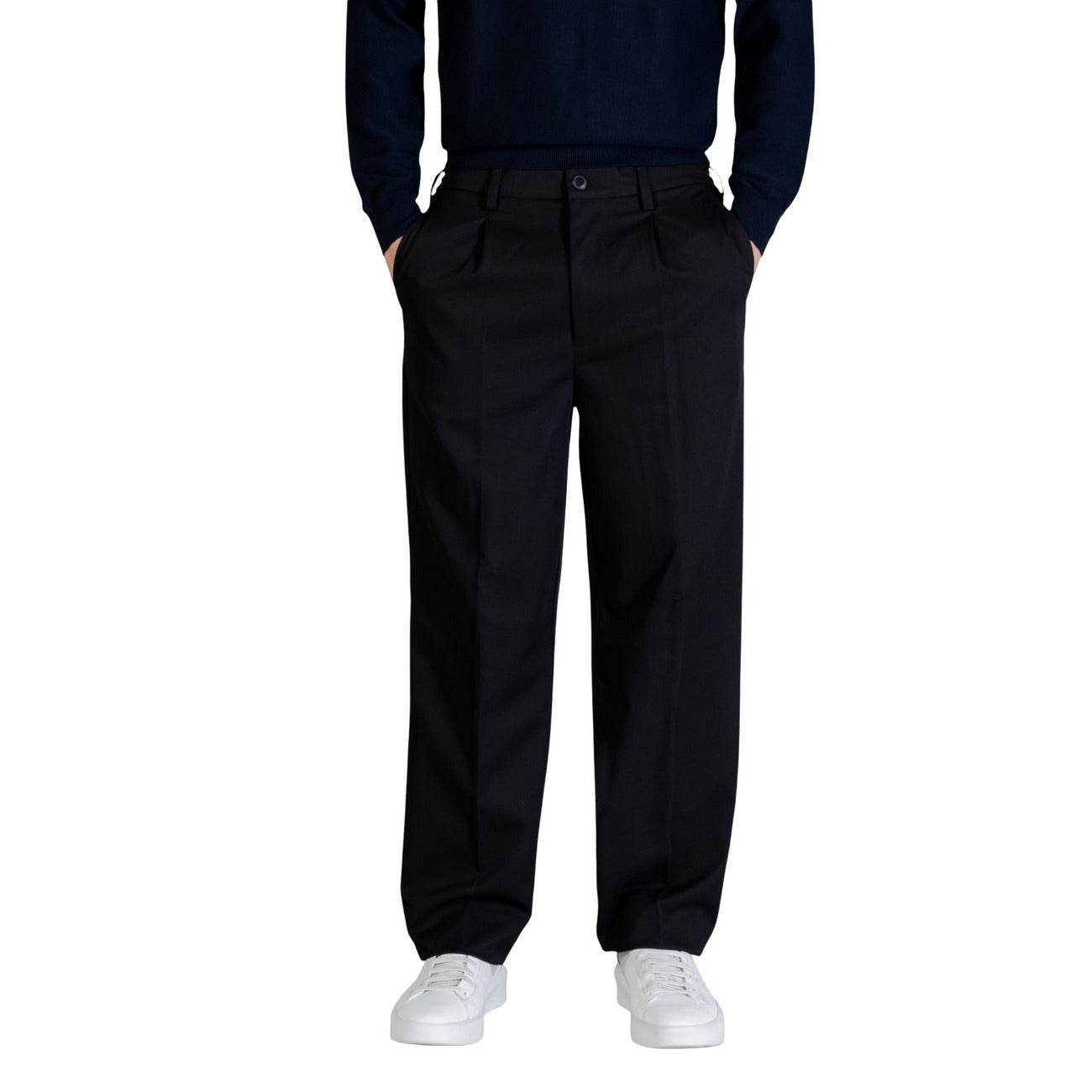 2448497 Only & Sons Pantaloni Nero Poliestere Uomo