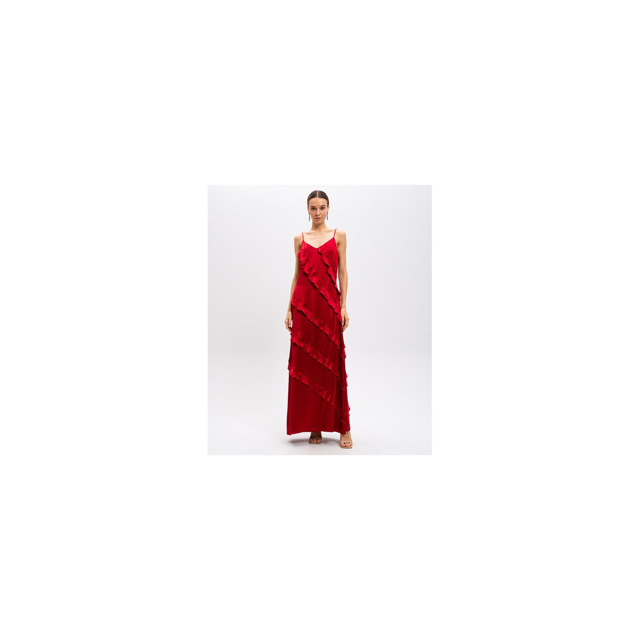 489548 Twinset Abito Rosso Donna Primavera/Estate