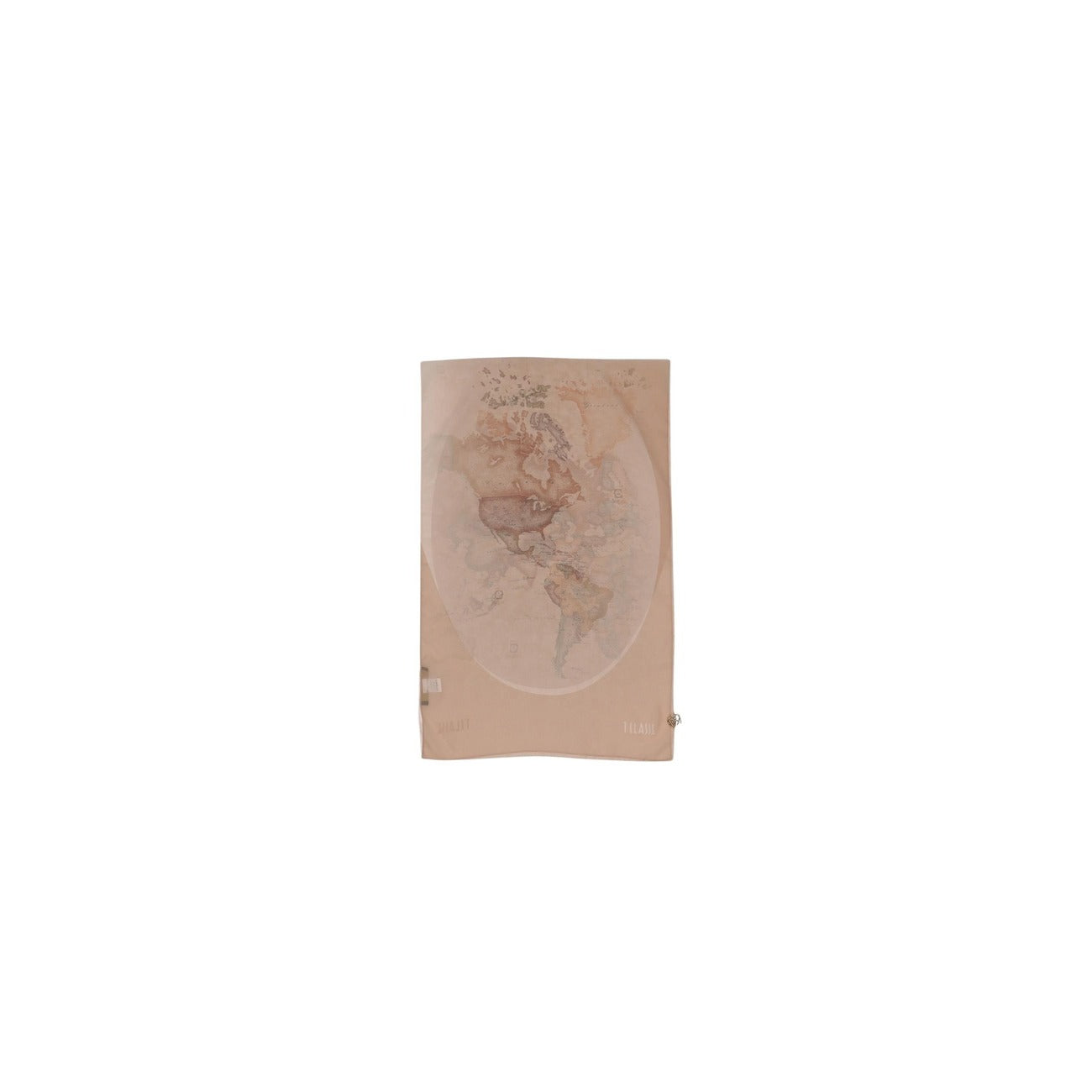 2457540 Alviero Martini Prima Classe Sciarpa Beige Stampa Donna