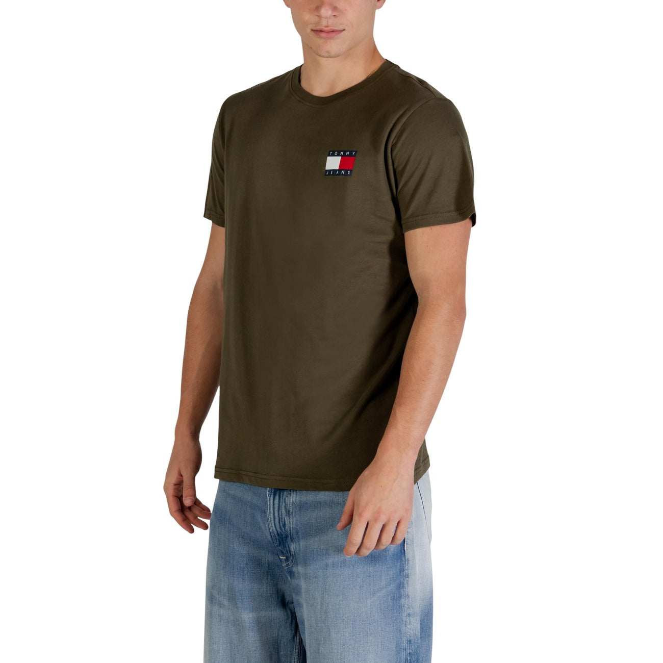 2447862 Tommy Hilfiger Jeans T-shirt Verde Uomo