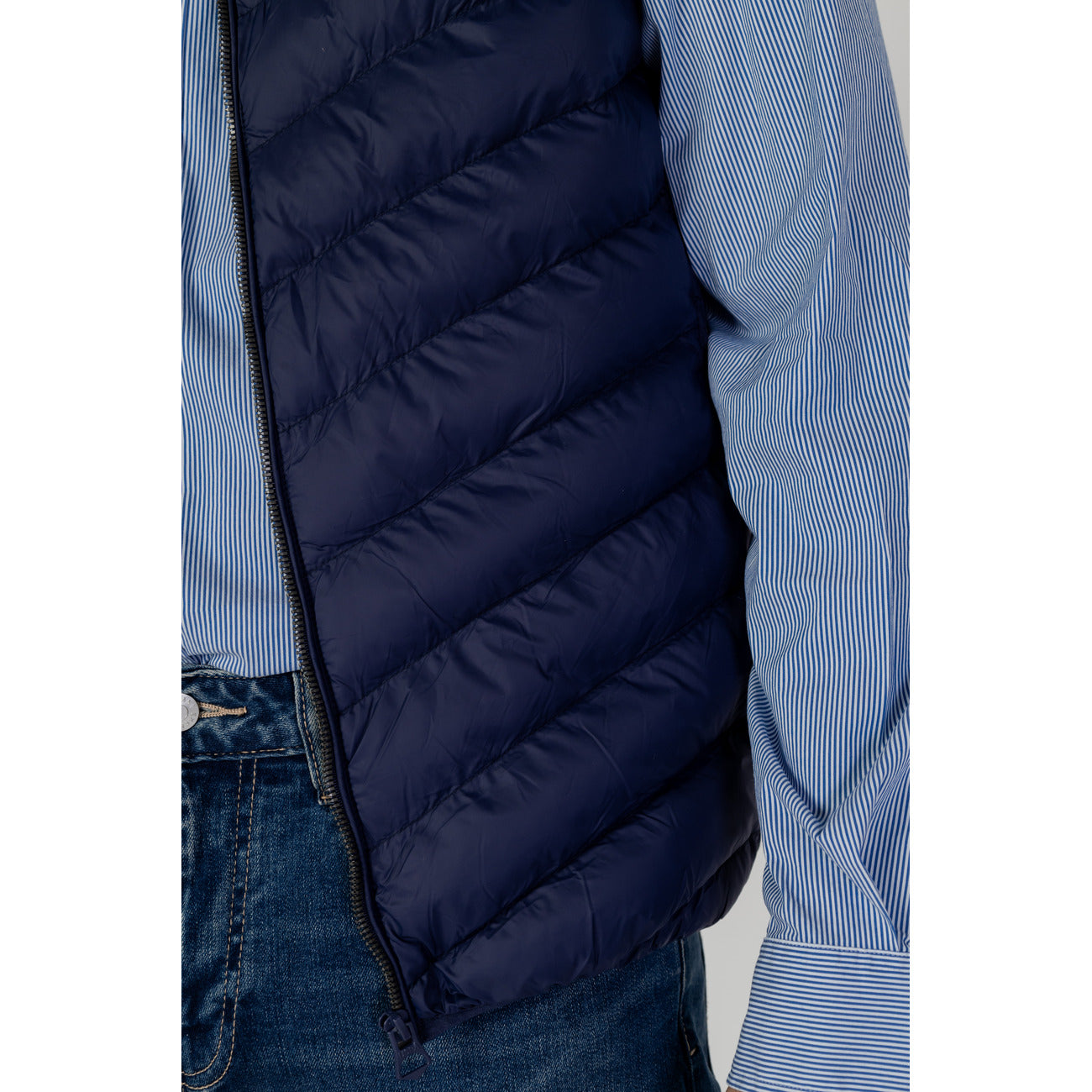 2215583 U.S. Polo Assn. Gilet Blu Poliammide Smanicato Uomo
