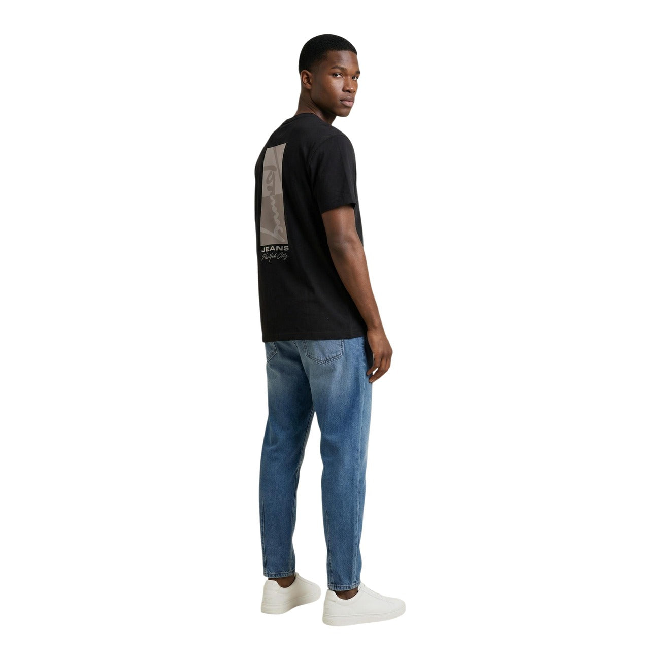 2453227 Tommy Hilfiger Jeans T-Shirt Nera Uomo