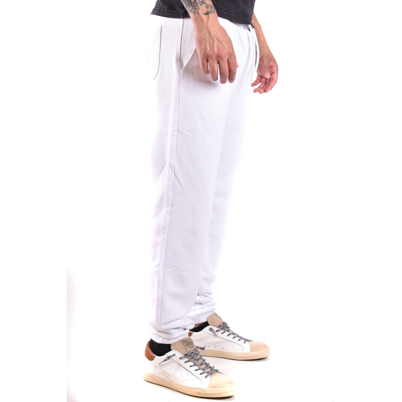 2443635 Karl Lagerfeld Pantaloni Bianco Cotone Uomo
