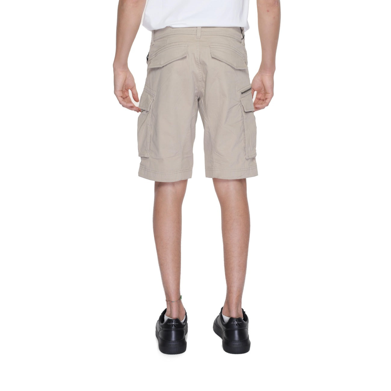 2291402 Replay Bermuda Beige Multipocket Uomo