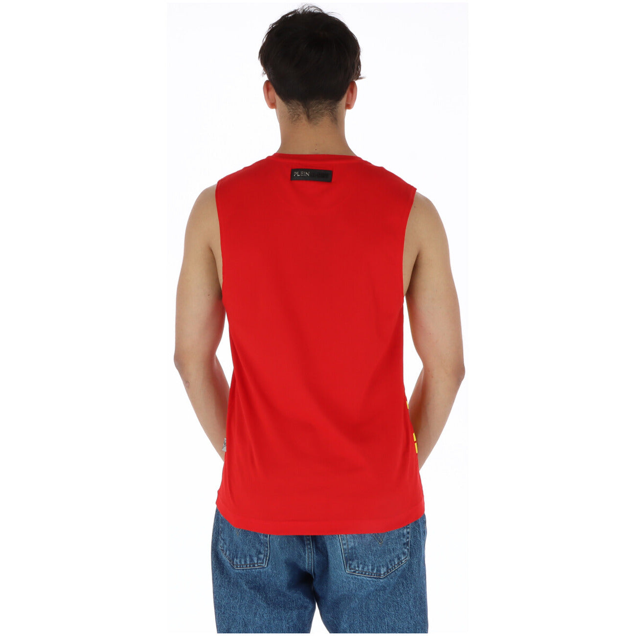 444065 Plein Sport Canotta Rossa Uomo