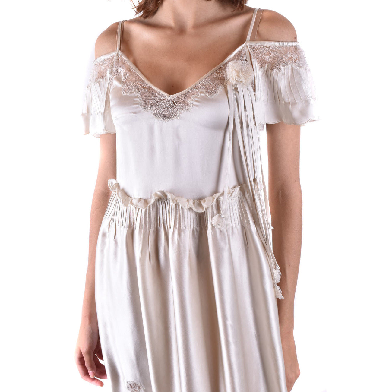 511979 Twinset Abito Bianco Donna Primavera/Estate