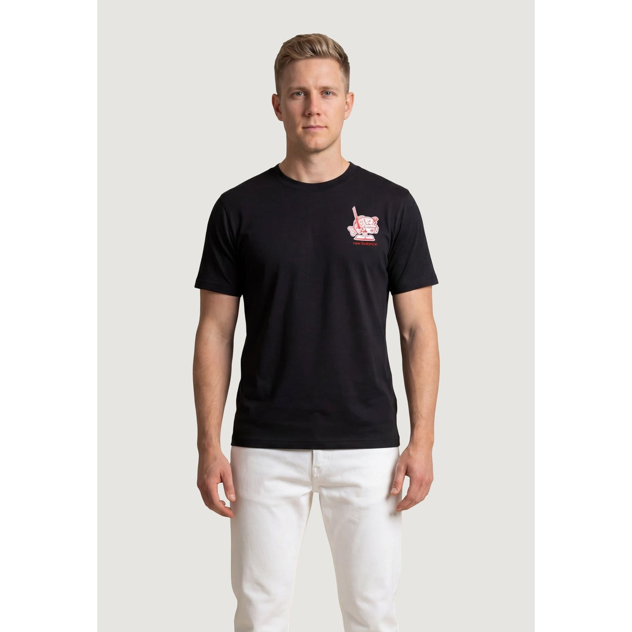 2452881 New Balance T-Shirt Nero Uomo