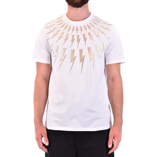 T-shirt Bianca Stampa Uomo