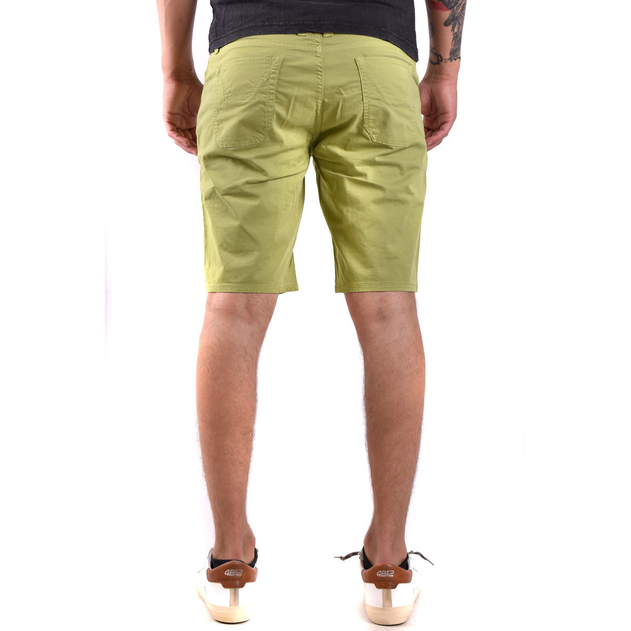2449203 Jeckerson Bermuda Verde Cotone Uomo