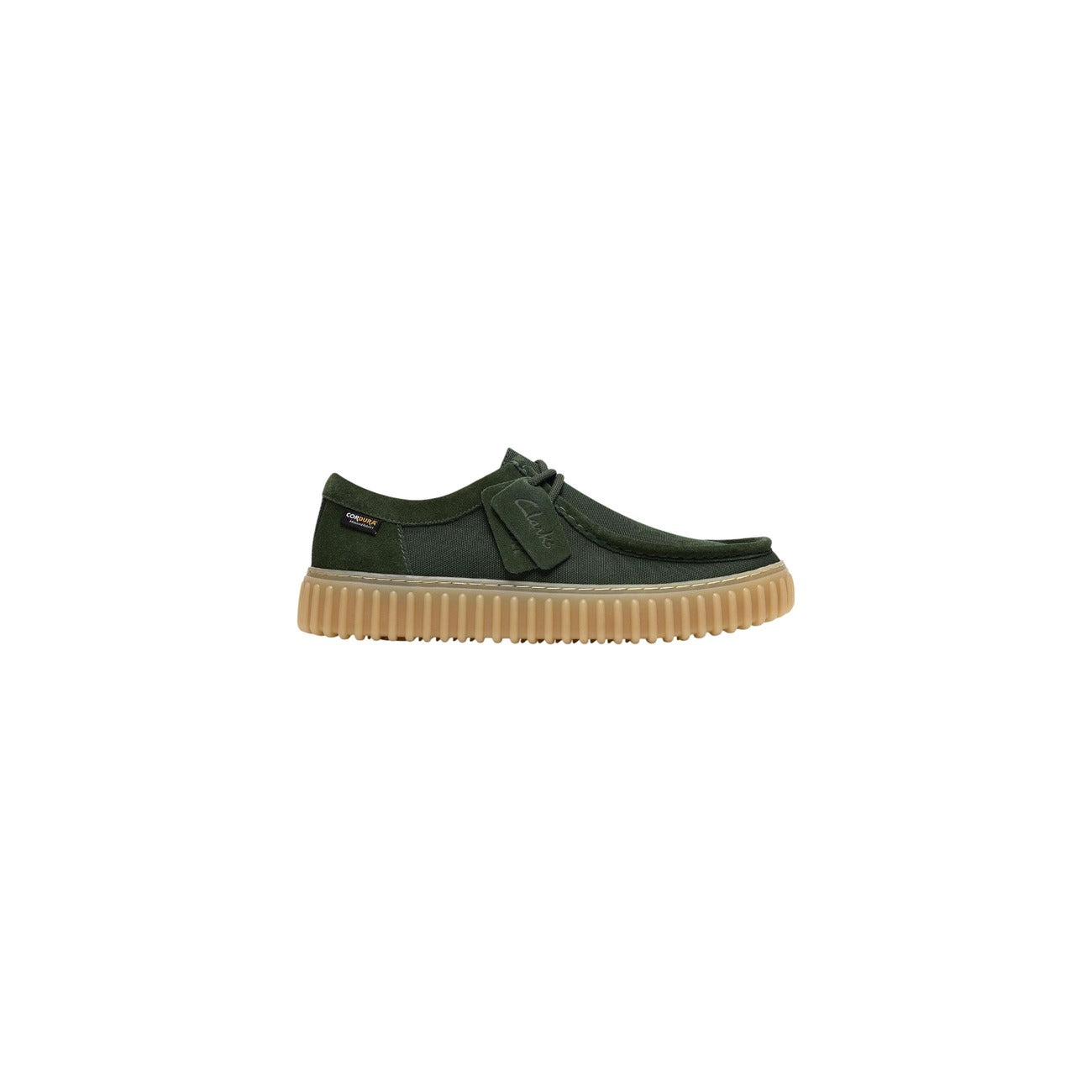 510417 Clarks Scarpe Basse Verde Tessuto Uomo