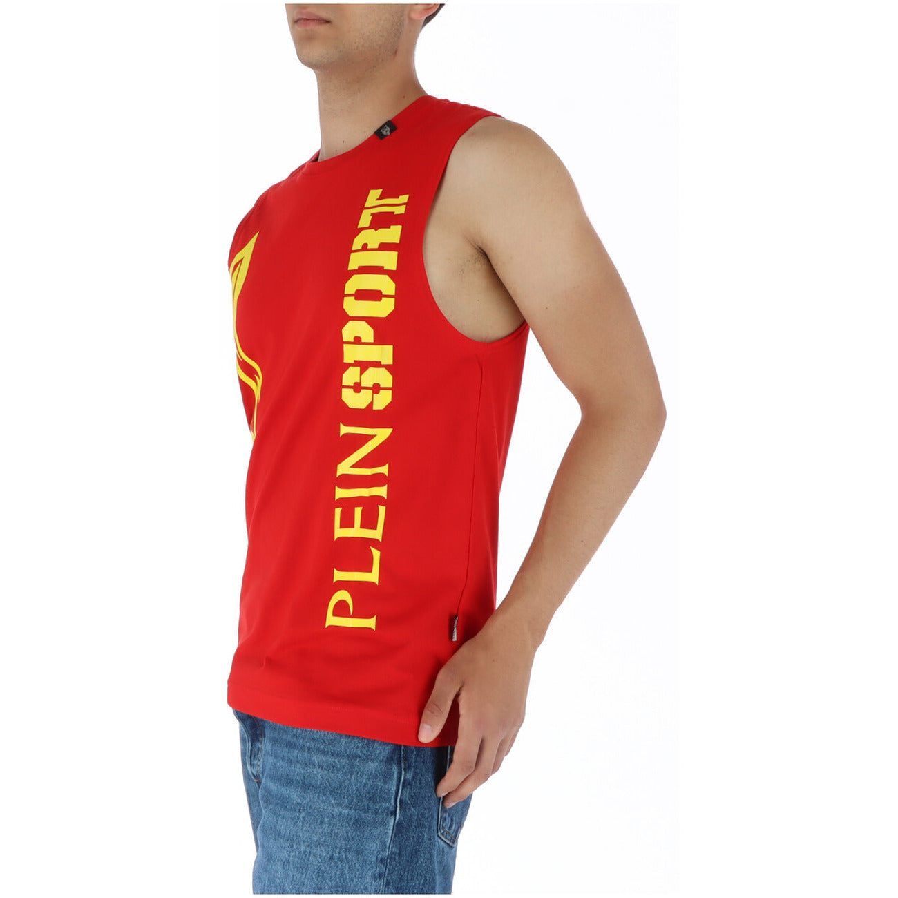 444065 Plein Sport Canotta Rossa Uomo