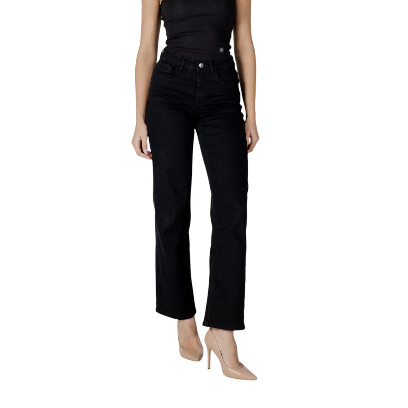 2410655 Ichi Jeans Neri Zip Tasche Donna