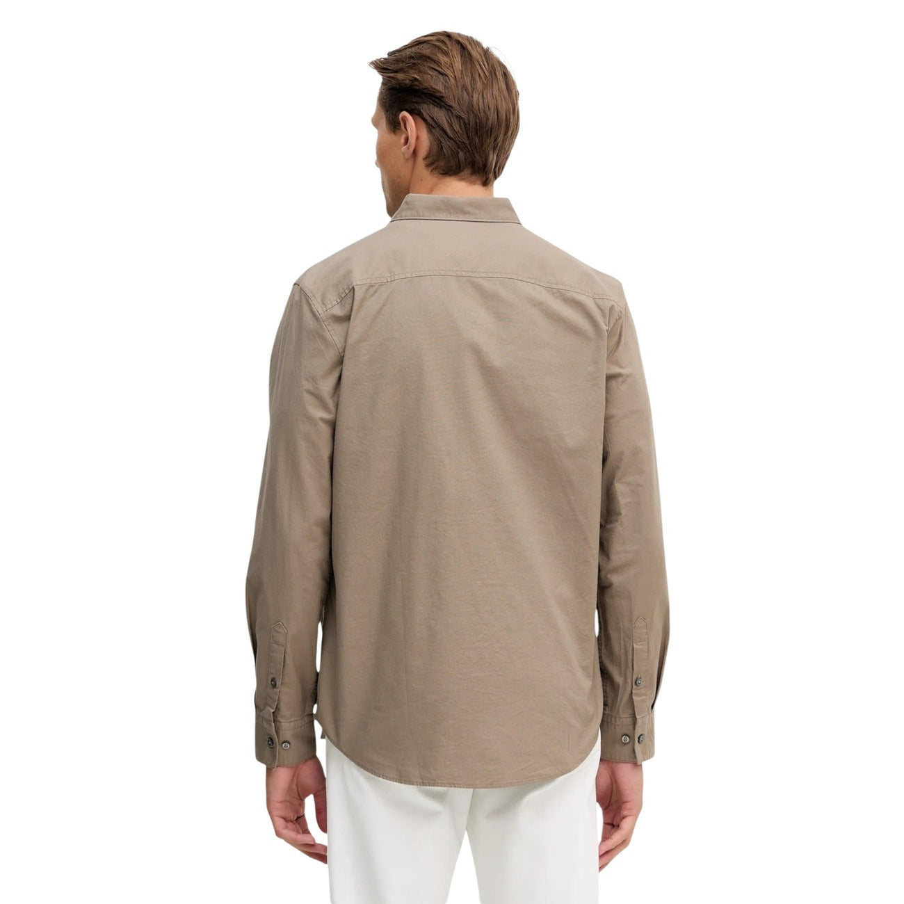 2452184 Calvin Klein Jeans Camicia Beige Uomo