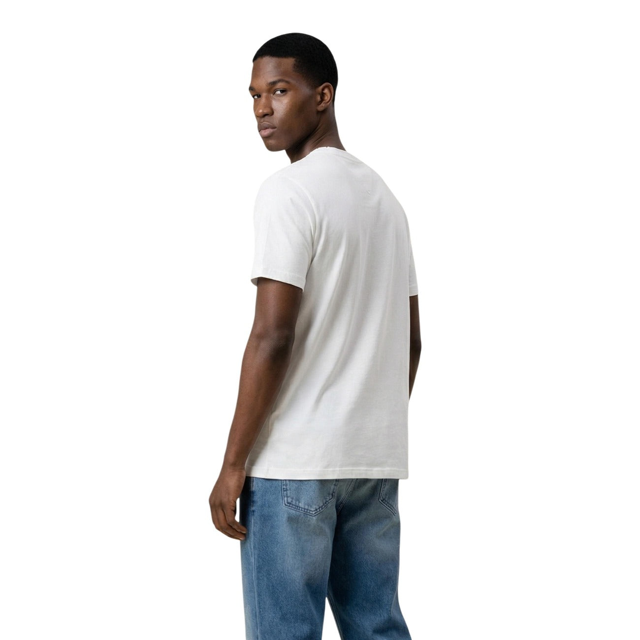 2453276 Tommy Hilfiger Jeans T-Shirt Bianca Uomo