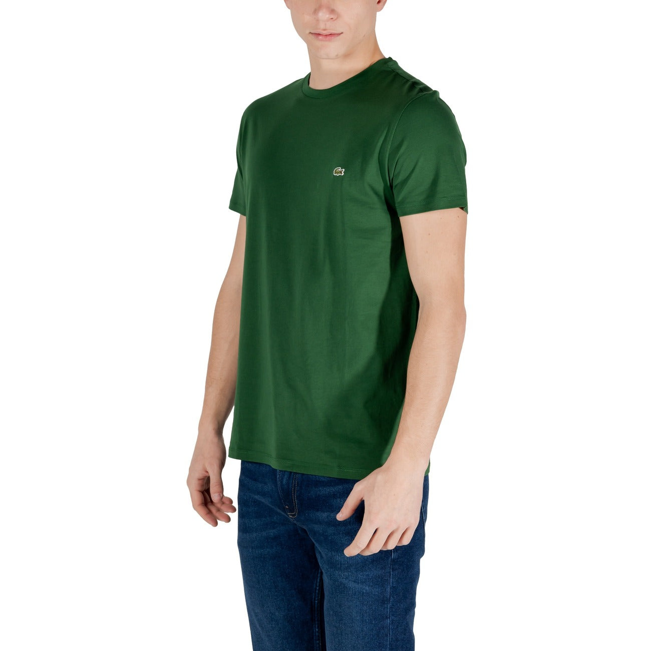 2412594 Lacoste T-Shirt Verde Uomo