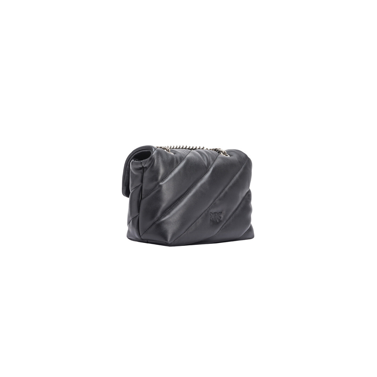 2181831 Pinko Borsa a Mano e Tracolla in Pelle Nera Donna