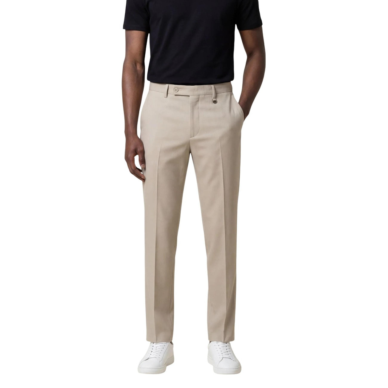 2456963 Antony Morato Pantaloni Beige Lyocell Uomo