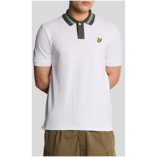 2419583 Lyle & Scott Polo Grigia Colorata Uomo