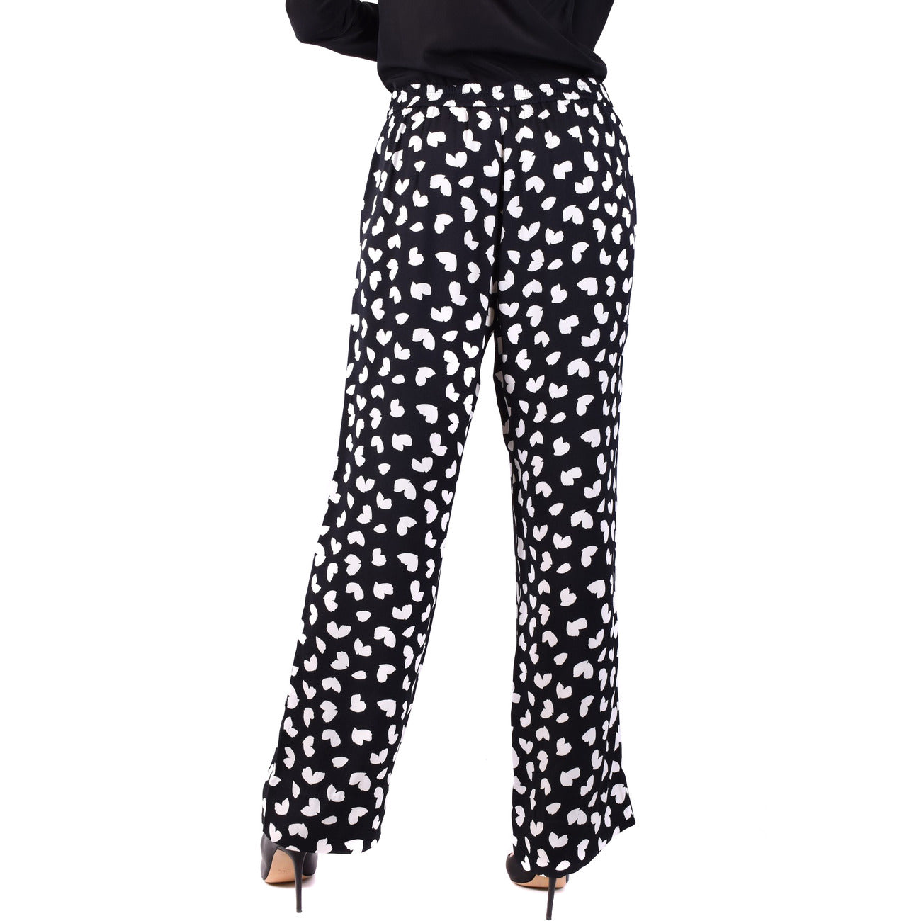 2433301 Michael Kors Pantaloni Neri Floreali Donna