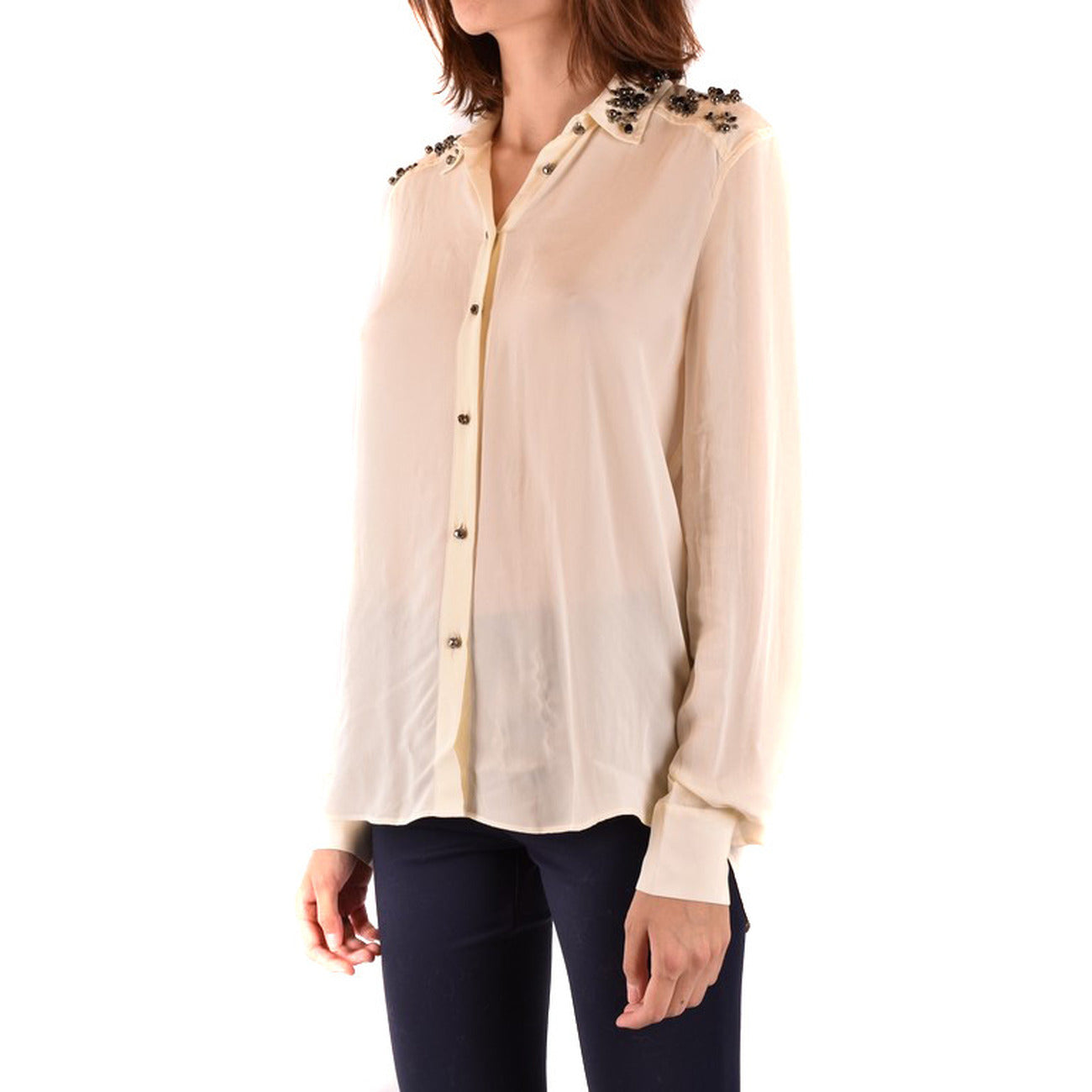2423009 Pinko Camicia Bianca in Acrilico Donna