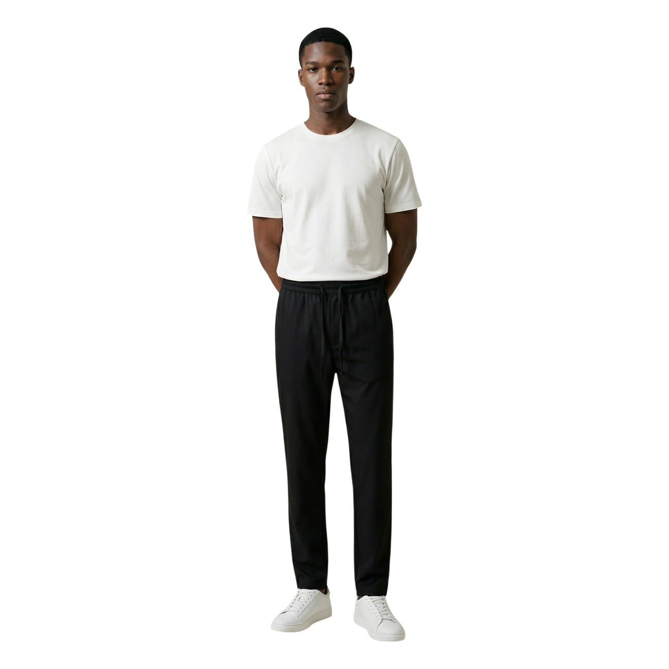 2458643 Only & Sons Pantaloni Nero Cotone Uomo