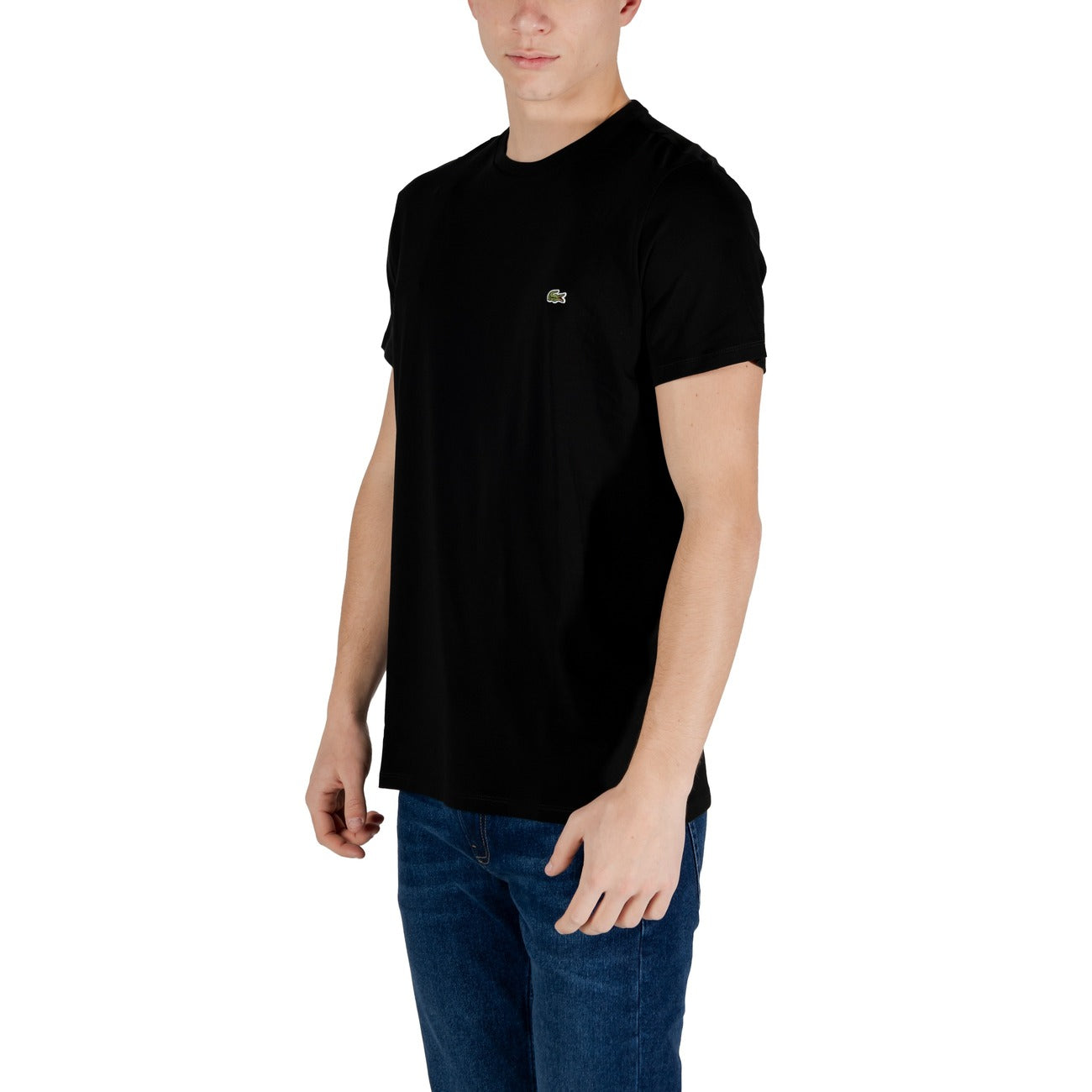 2412586 Lacoste T-Shirt Nera Uomo