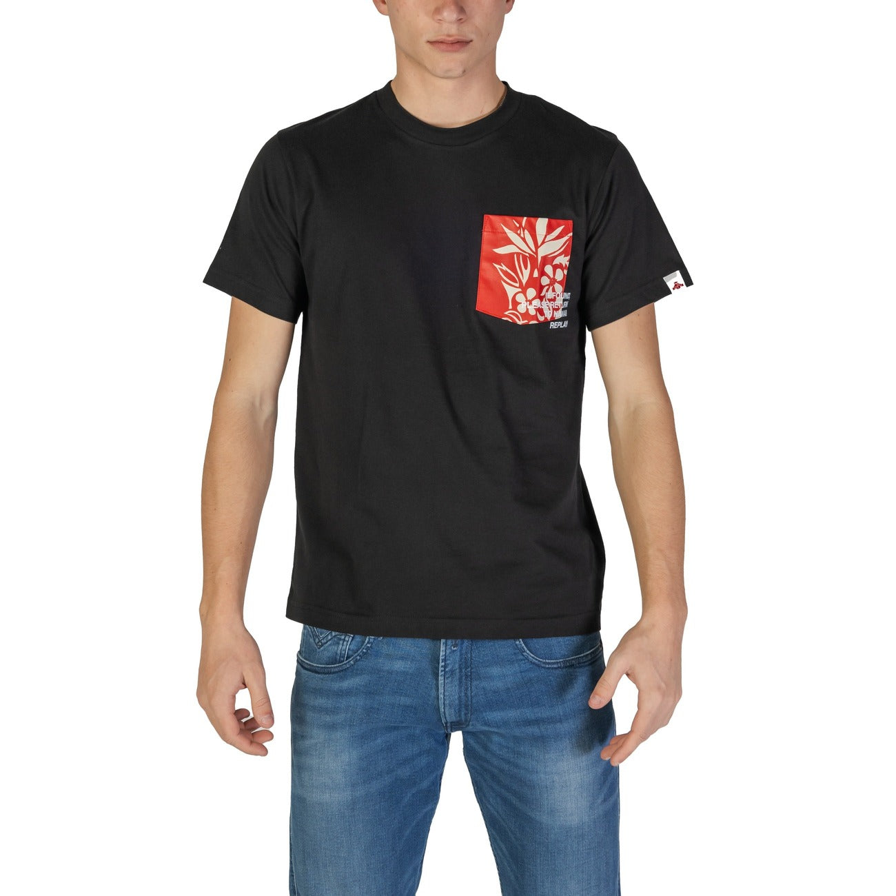 2371882 Replay T-Shirt Nera Uomo