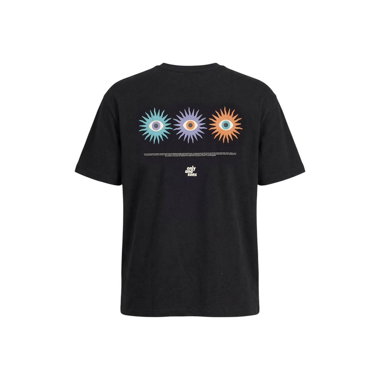 2461245 Only & Sons T-Shirt Nero Uomo