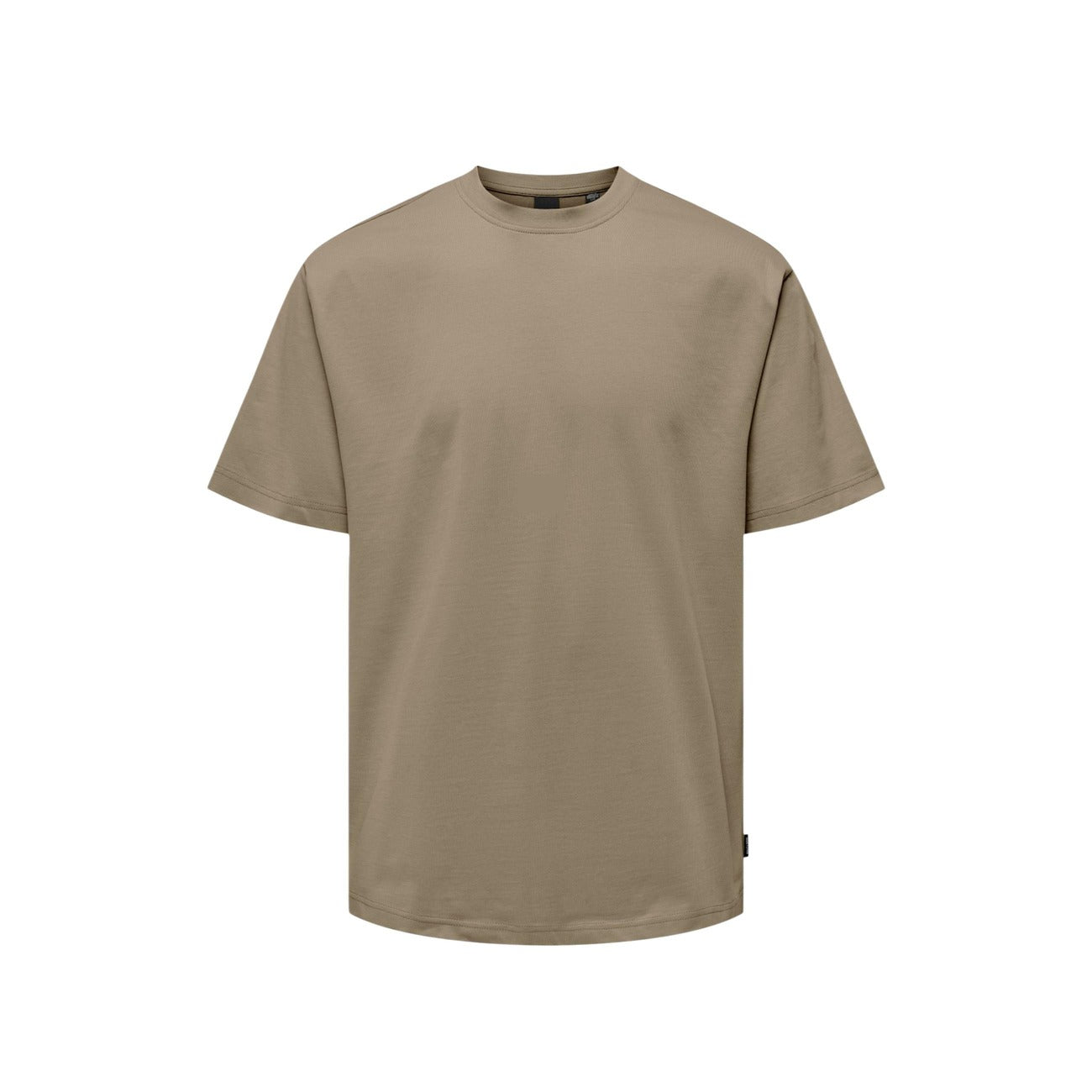 2448926 Only & Sons T-shirt Marrone Cotone Organico Uomo
